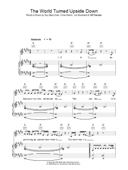 page one of The World Turned Upside Down (Piano, Vocal & Guitar Chords)