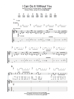page one of I Can Do It Without You (Guitar Tab)