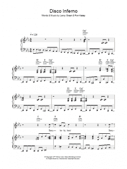 page one of Disco Inferno (Piano, Vocal & Guitar Chords)