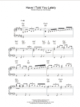 page one of Have I Told You Lately (Piano, Vocal & Guitar Chords (Right-Hand Melody))