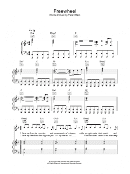 page one of Freewheel (Piano, Vocal & Guitar Chords)