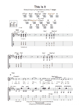page one of This Is It (Guitar Tab)
