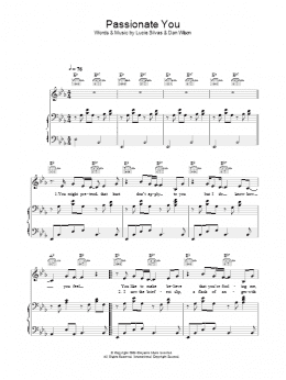 page one of Passionate You (Piano, Vocal & Guitar Chords)