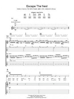 page one of Escape The Nest (Guitar Tab)