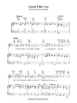 page one of Could It Be You (Piano, Vocal & Guitar Chords)