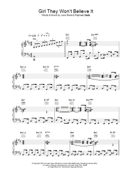 page one of Girl They Won't Believe It (Piano, Vocal & Guitar Chords)
