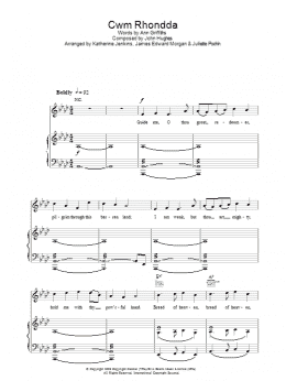 page one of Cwm Rhondda (Piano, Vocal & Guitar Chords)