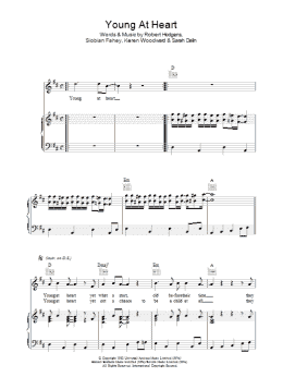 page one of Young At Heart (Piano, Vocal & Guitar Chords)