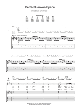 page one of Perfect Heaven Space (Guitar Tab)