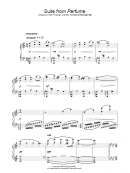page one of Suite (from Perfume) (Piano Solo)