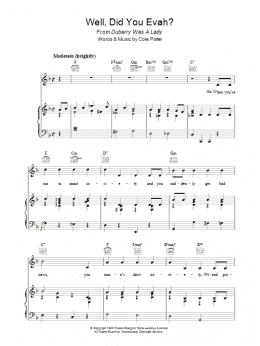 page one of Well, Did You Evah? (Piano, Vocal & Guitar Chords)
