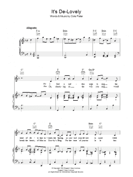 page one of It's De-Lovely (Piano, Vocal & Guitar Chords)