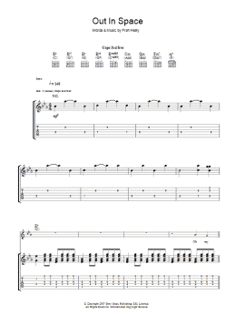 page one of Out In Space (Guitar Tab)