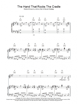 page one of The Hand That Rocks The Cradle (Piano, Vocal & Guitar Chords)
