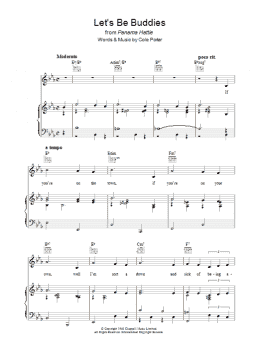 page one of Let's Be Buddies (Piano, Vocal & Guitar Chords)