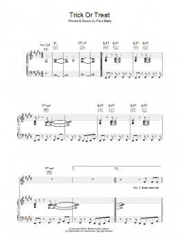 page one of Trick Or Treat (Piano, Vocal & Guitar Chords)