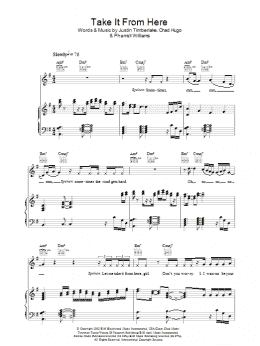page one of Take It From Here (Piano, Vocal & Guitar Chords)