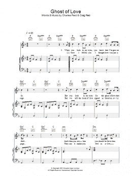 page one of Ghost Of Love (Piano, Vocal & Guitar Chords)