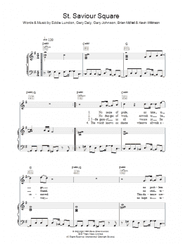 page one of St. Saviour Square (Piano, Vocal & Guitar Chords)