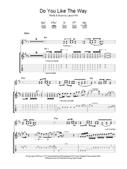 page one of Do You Like The Way (Guitar Tab)