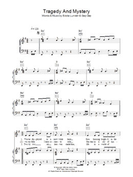 page one of Tragedy And Mystery (Piano, Vocal & Guitar Chords)