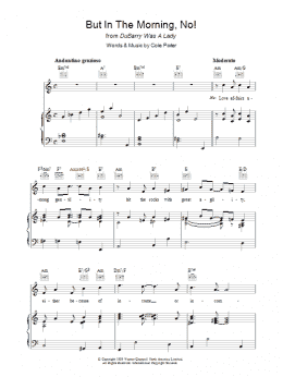 page one of But In The Morning, No! (Piano, Vocal & Guitar Chords)