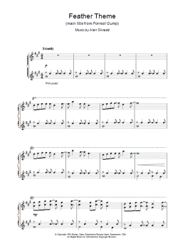 page one of Forrest Gump - Main Title (Feather Theme) (Piano Solo)