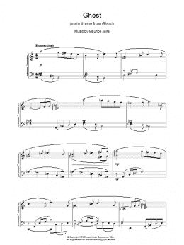 page one of Ghost (Theme) (Piano Solo)