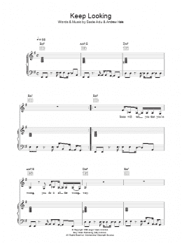page one of Keep Looking (Piano, Vocal & Guitar Chords)