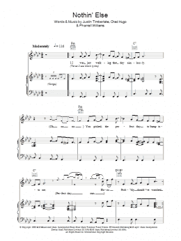 page one of Nothin' Else (Piano, Vocal & Guitar Chords)