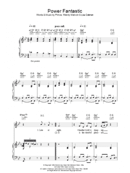page one of Power Fantastic (Piano, Vocal & Guitar Chords)