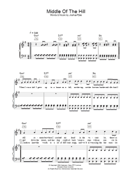 page one of Middle Of The Hill (Piano, Vocal & Guitar Chords)
