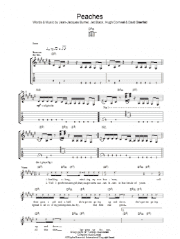 page one of Peaches (Guitar Tab)