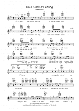 page one of Soul Kind Of Feeling (Lead Sheet / Fake Book)