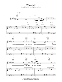 page one of Waterfall (Piano, Vocal & Guitar Chords)