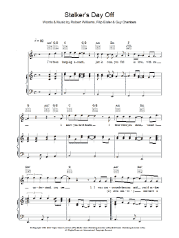 page one of Stalker's Day Off (Piano, Vocal & Guitar Chords)