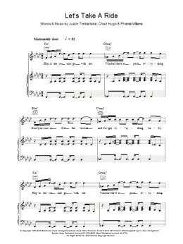 page one of Let's Take A Ride (Piano, Vocal & Guitar Chords)