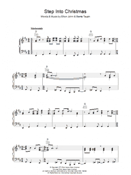 page one of Step Into Christmas (Piano Solo)