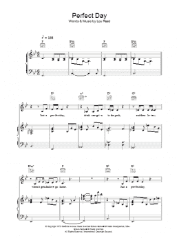 page one of Perfect Day (Piano, Vocal & Guitar Chords)