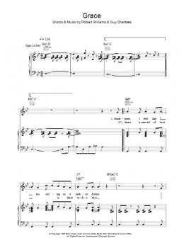 page one of Grace (Piano, Vocal & Guitar Chords)