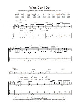 page one of What Can I Do (Guitar Tab)