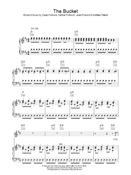 page one of The Bucket (Piano, Vocal & Guitar Chords)