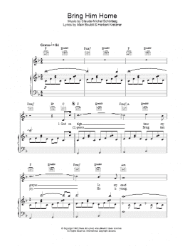 page one of Bring Him Home (from Les Miserables) (Piano, Vocal & Guitar Chords)