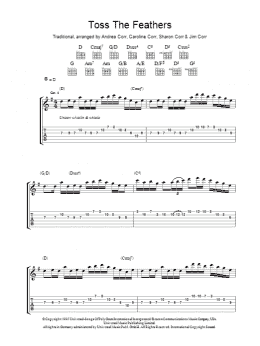 page one of Toss The Feathers (Guitar Tab)