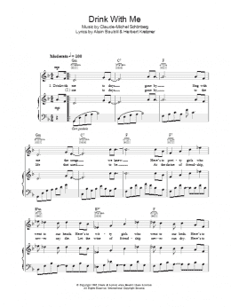 page one of Drink With Me (To Days Gone By) (Piano, Vocal & Guitar Chords)