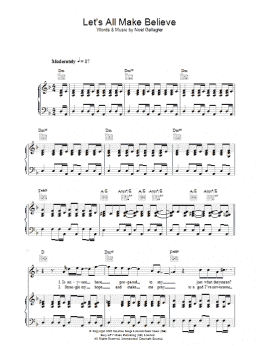 page one of Let's All Make Believe (Piano, Vocal & Guitar Chords)