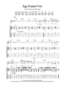 page one of Egg Shaped Fred (Guitar Tab)