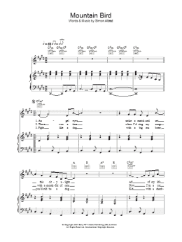 page one of Mountain Bird (Piano, Vocal & Guitar Chords)