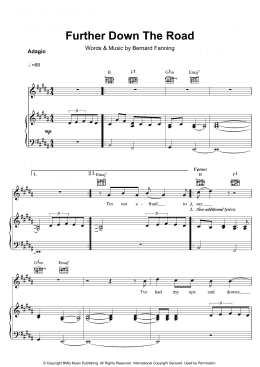 page one of Further Down The Road (Piano, Vocal & Guitar Chords)