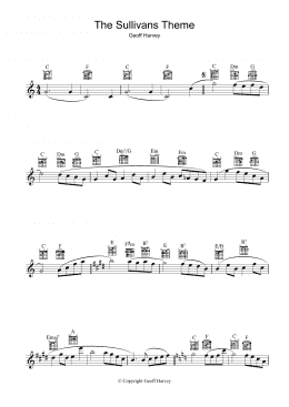 page one of The Sullivans Theme (Lead Sheet / Fake Book)